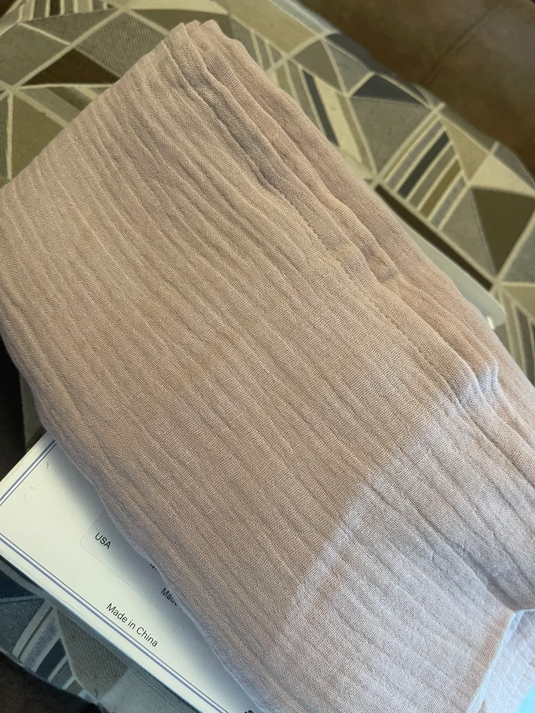 New Meracorallo Swaddle Blanket - 43.3" x 43.3" image indicator(2)