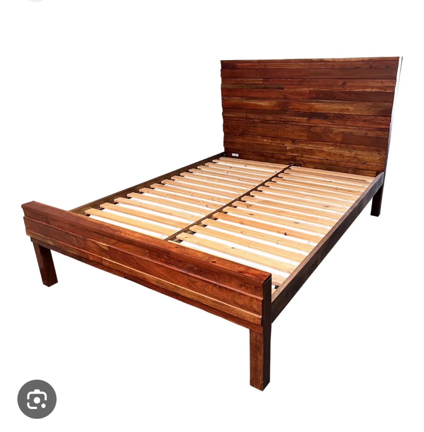 West Elm Syria  Queen Bed Wood Frame & Dresser Set image indicator(3)