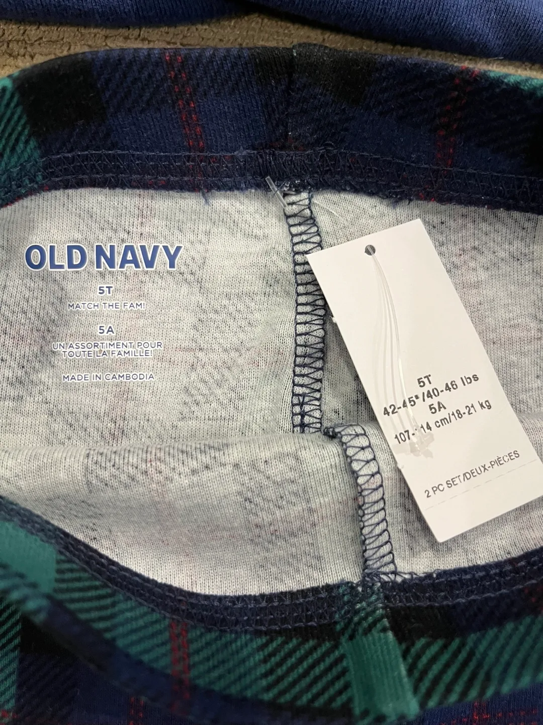 Old Navy 5T Pajama Set - New with Tags image indicator(4)