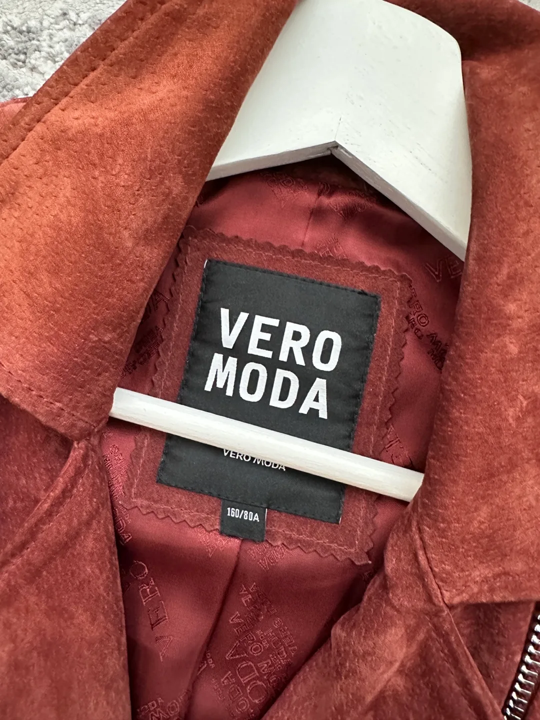 Vero Moda Suede Fringe Biker Jacket - Size 160/80A image indicator(3)