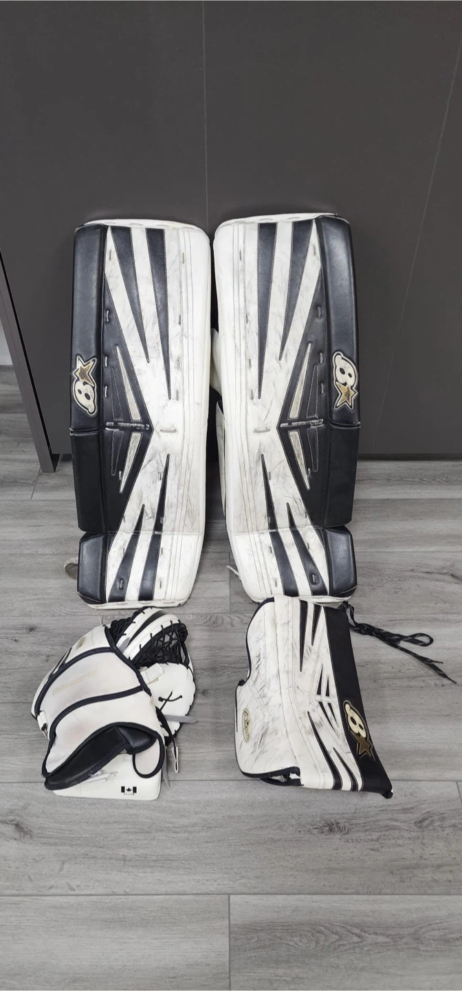 Brian’s 32+1 Subzero Hockey Goalie Pads & Gloves Set - photo 3