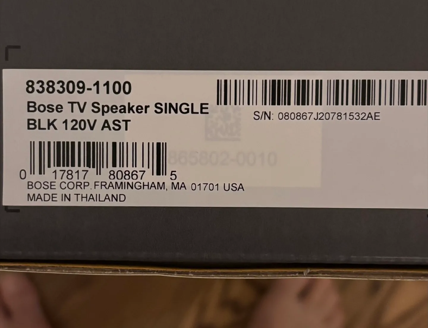 Bose TV Speaker - Soundbar image indicator(3)