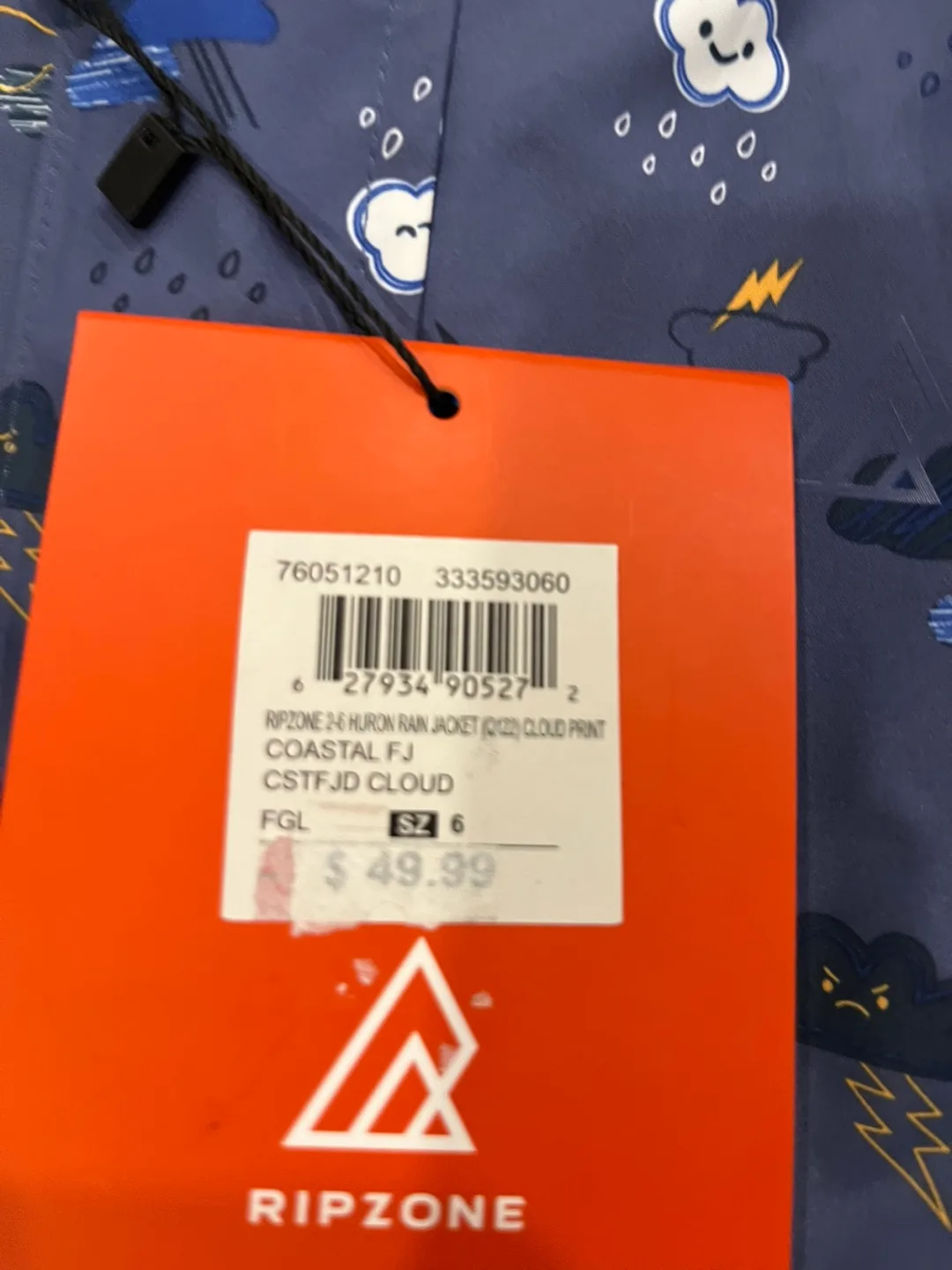 Ripzone Huron New Rain Jacket - Size 6 image indicator(2)