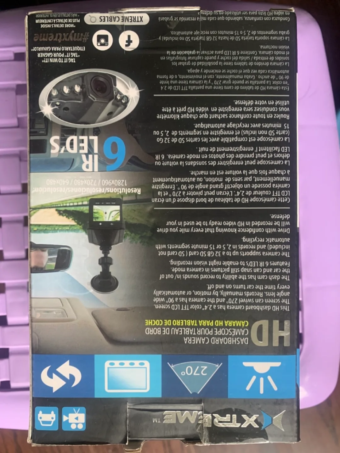 Xtreme HD Dashboard Camera image indicator(3)