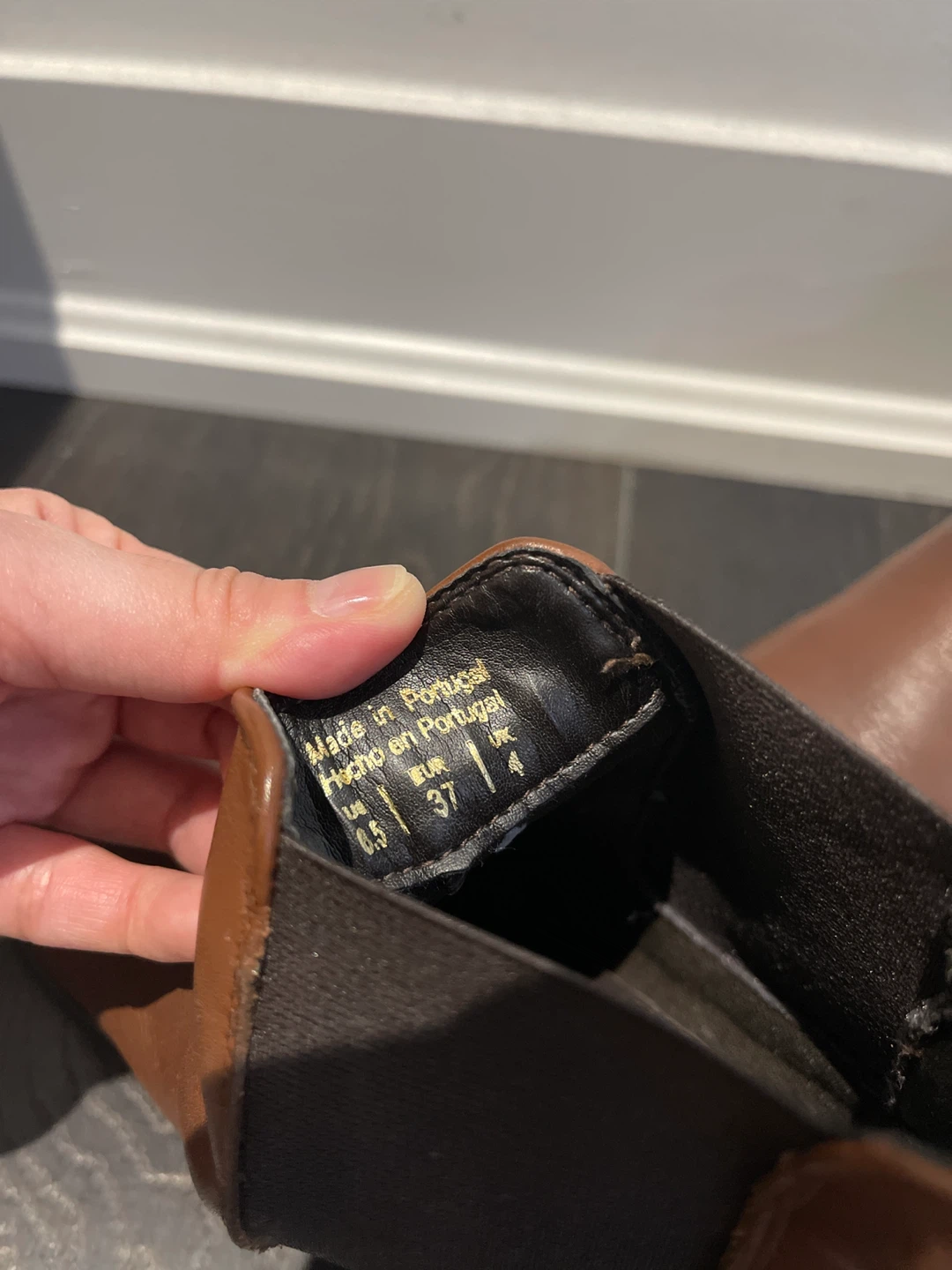 Brown Leather Chelsea Boots - Size 6.5 - photo 2