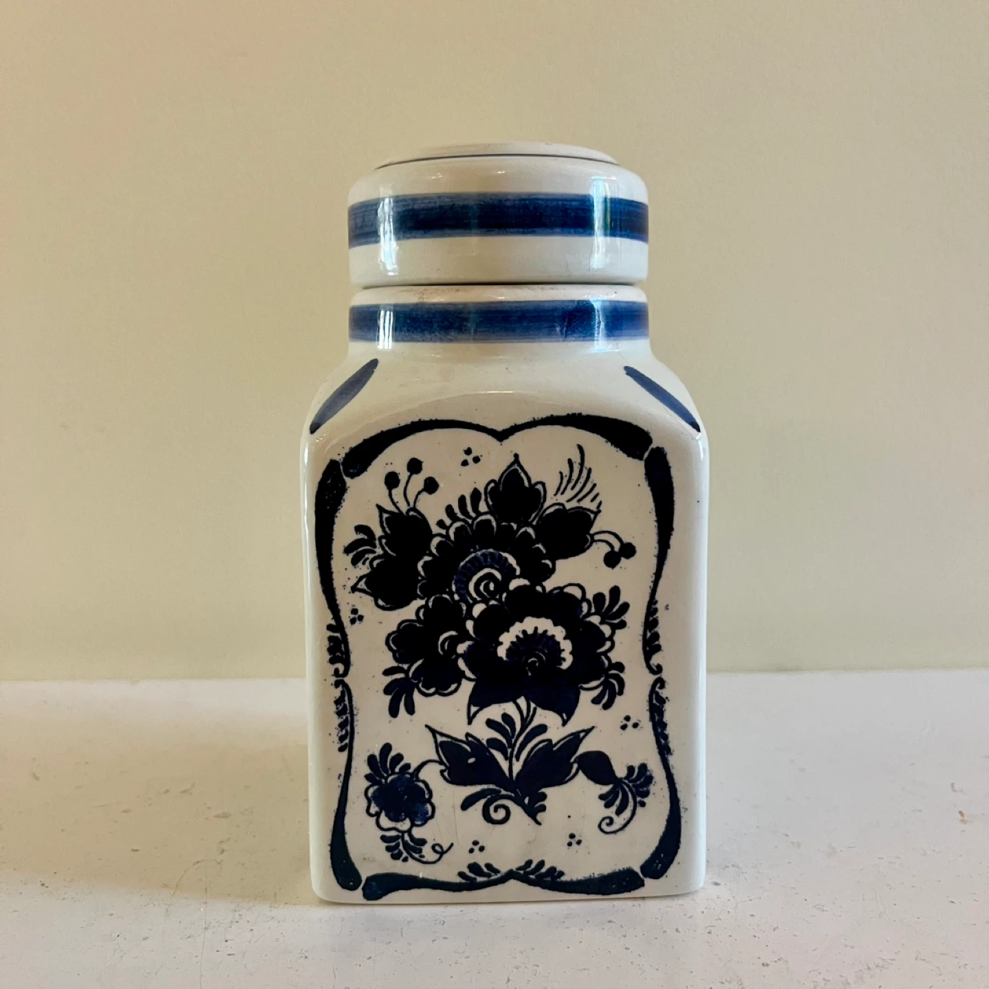 Delft Blue Tea Caddy