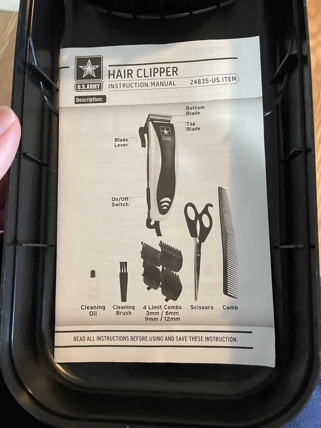 U.S. Army Hair Clipper - Like New! - photo 3