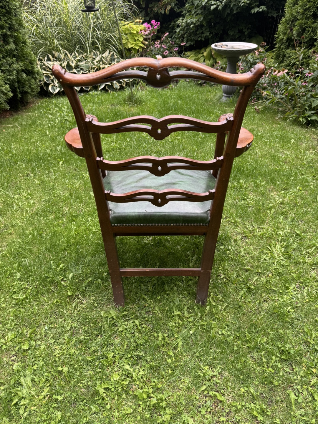 Vintage 1956 Mahogany Dining Chairs – Full 8-Piece Set - photo 3