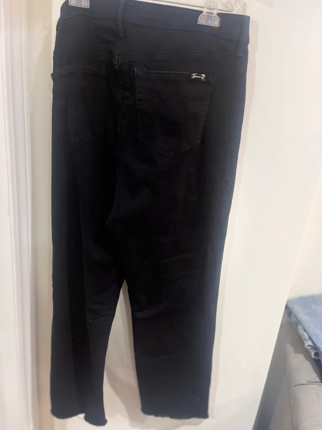 Seven7 Black Jeans with Zipper Detail image indicator(3)