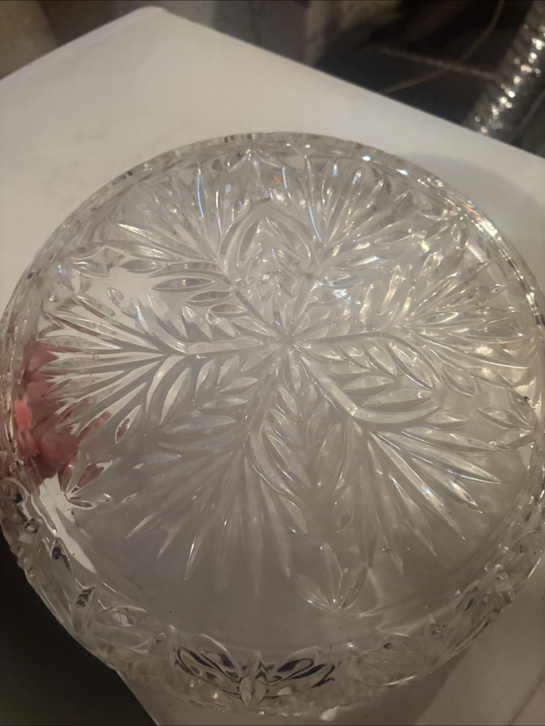 Vintage Clear Glass Bowl