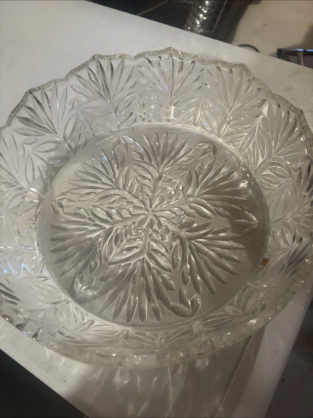 Vintage Clear Glass Bowl - photo 2