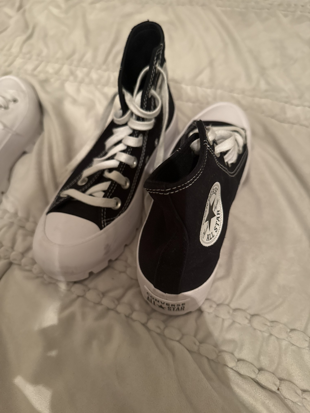 Converse Run Star Hike Platform High Top - Black & White - photo 2