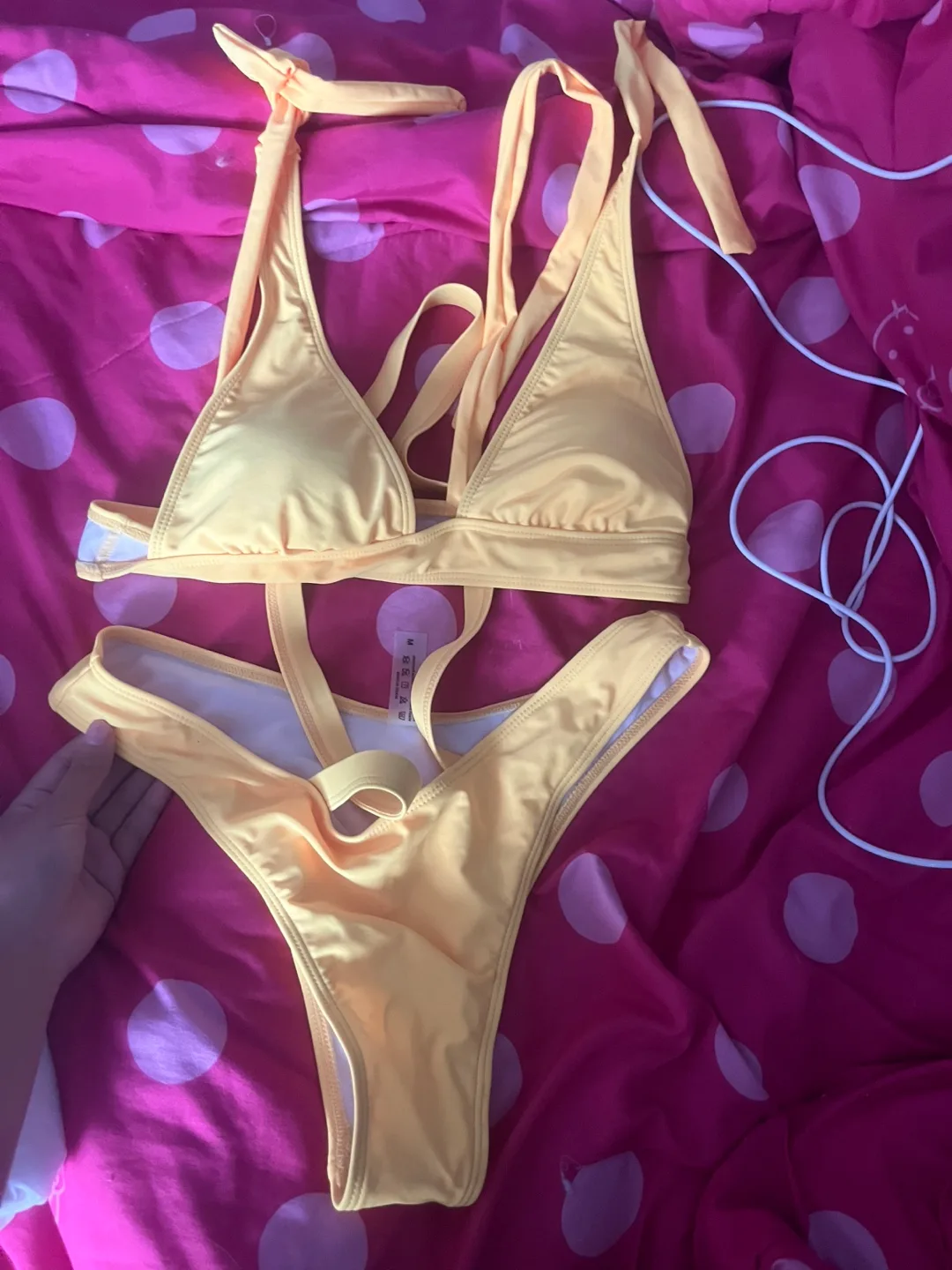 Shein Yellow Bikini - Size M thumbnail