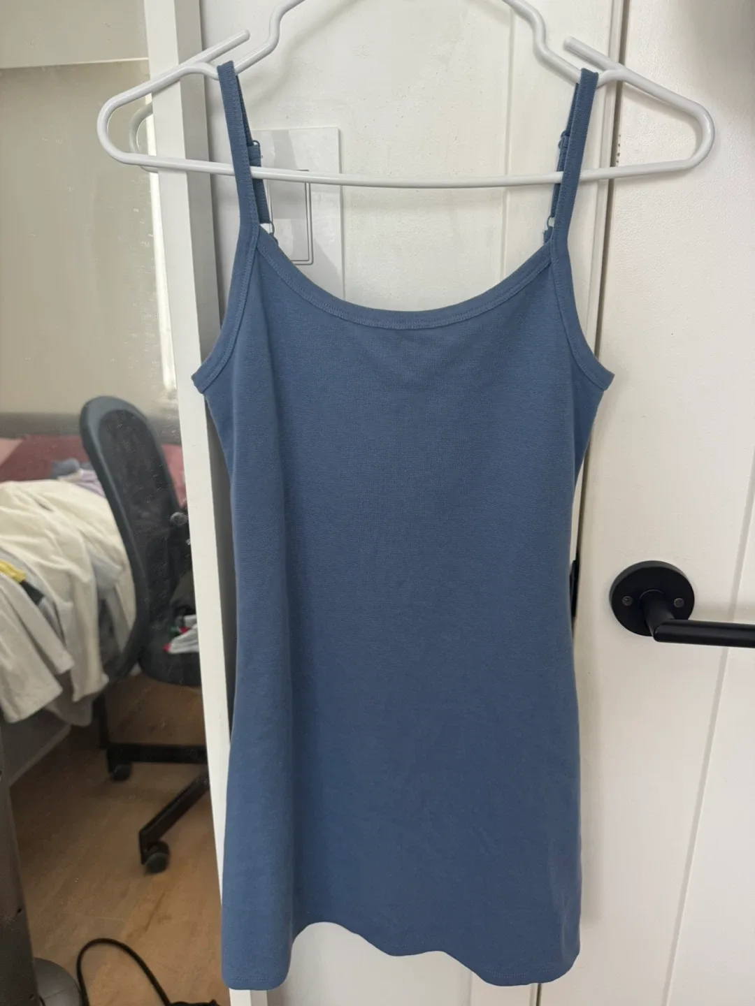American Eagle XS Blue cotton mini dress thumbnail