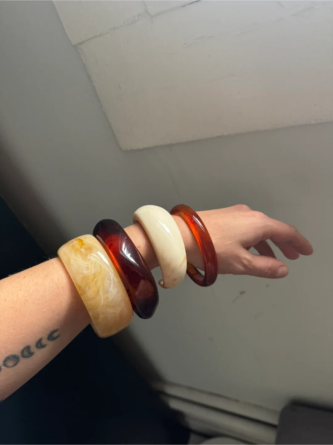 Vintage Acrylic Bangles thumbnail