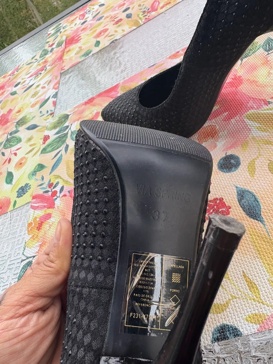 Via Spring Black Heels - Size 37 image indicator(4)