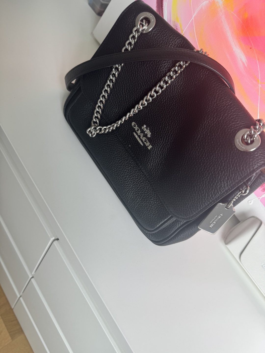 Coach Black Leather Shoulder Bag - photo 2