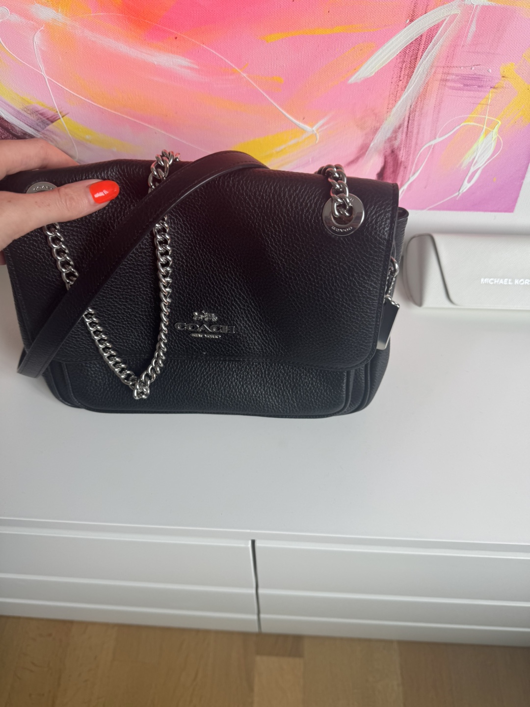 Coach Black Leather Shoulder Bag - photo 3