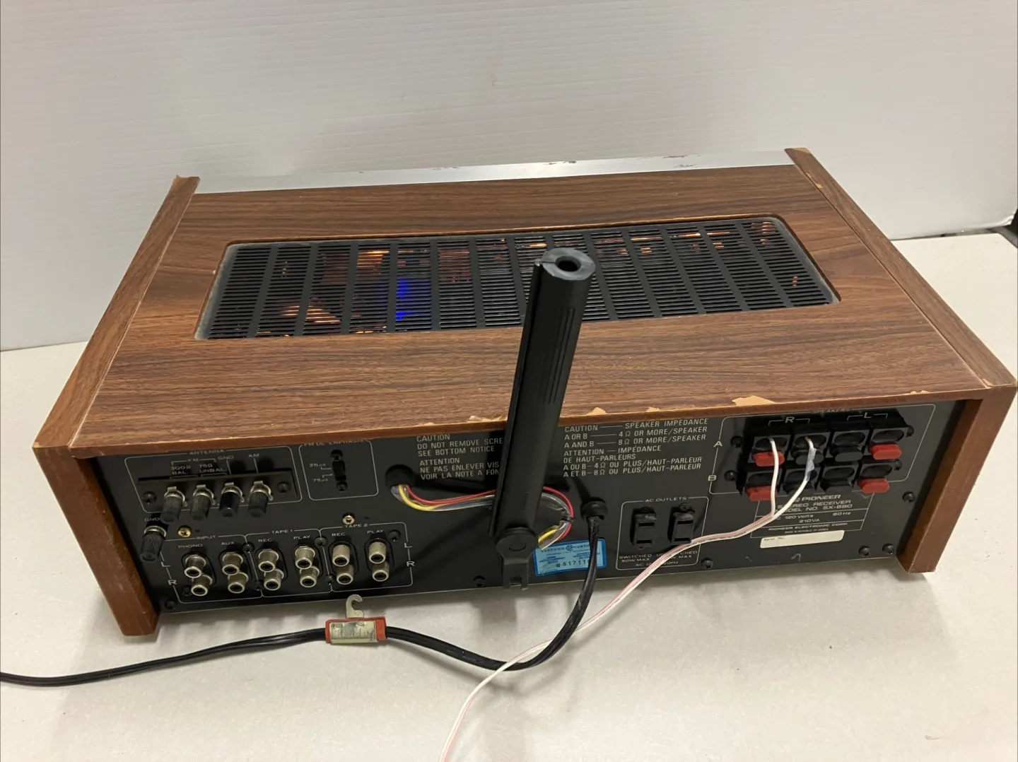 Vintage pioneer receiver SX-680 image indicator(5)