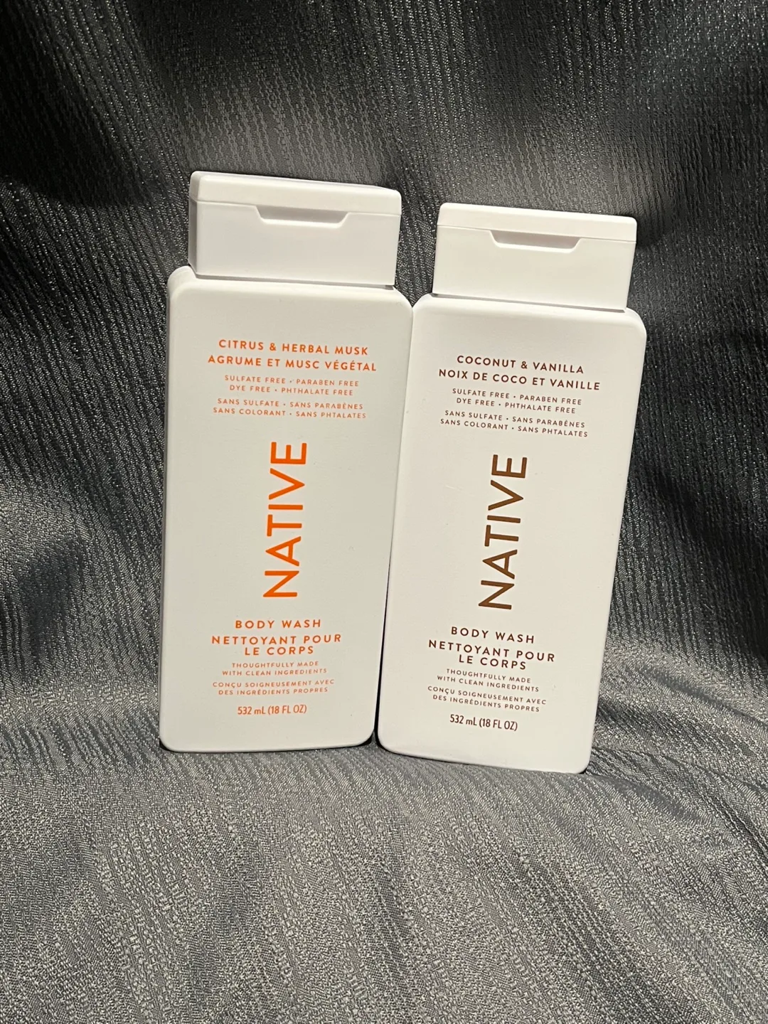 Native Body Wash Set: Citrus & Herbal Musk + Coconut & Vanilla thumbnail