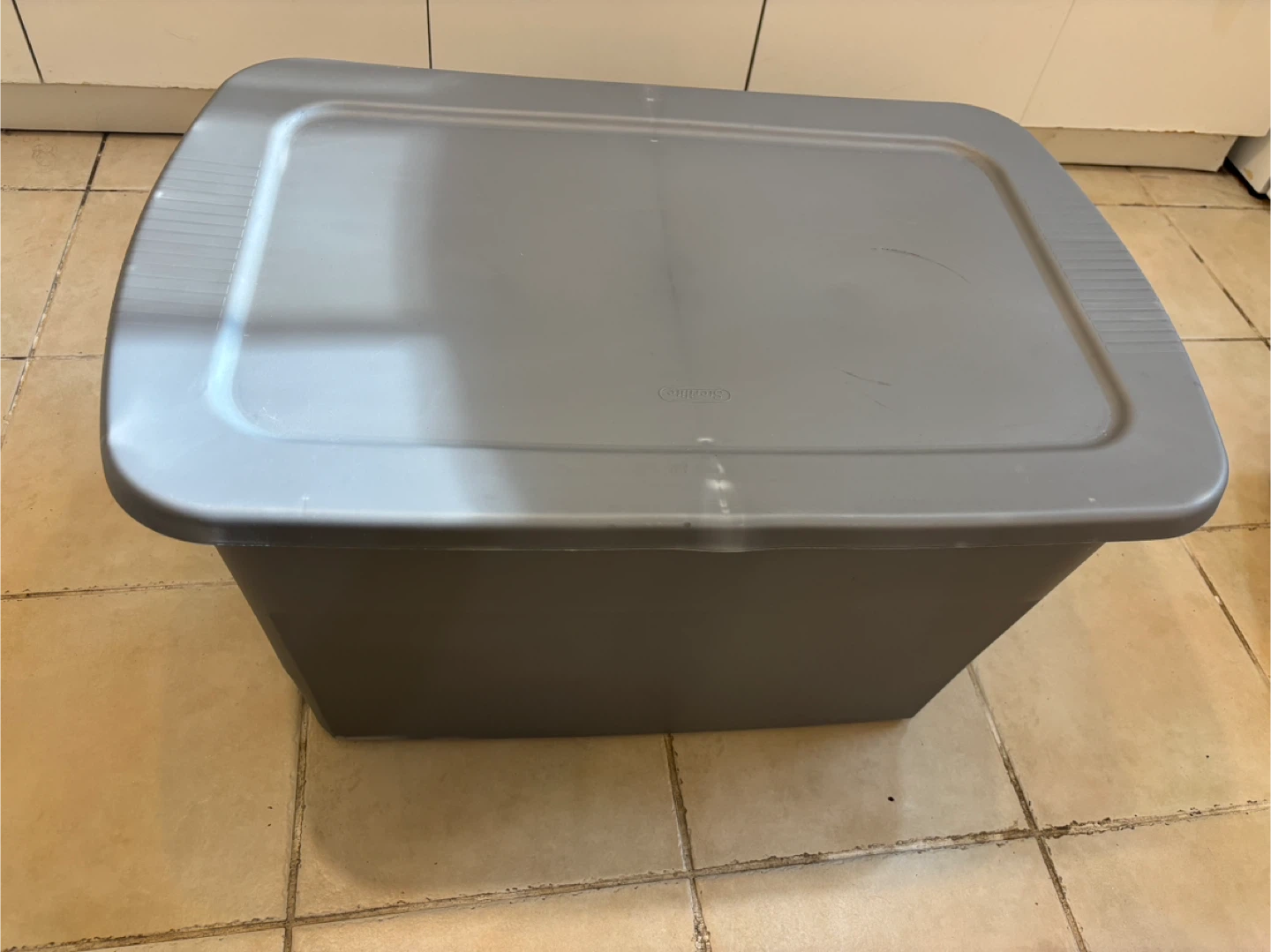 Sterilite Gray Storage Box with Lid - photo 3