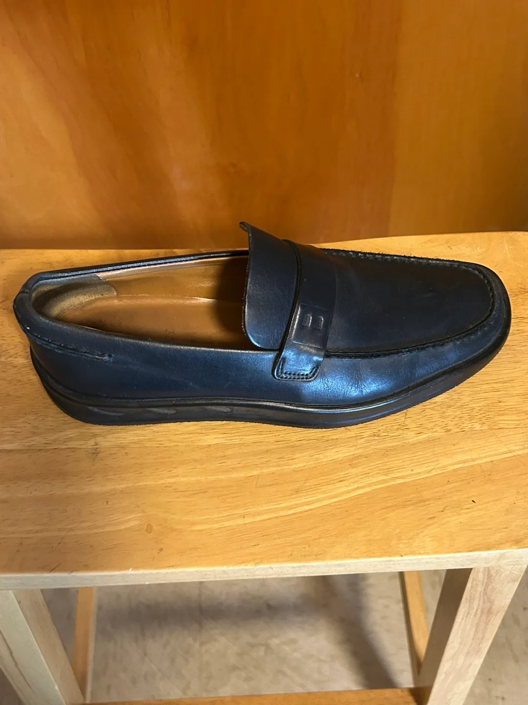 Balley if Switzerland blue Leather Loafers thumbnail