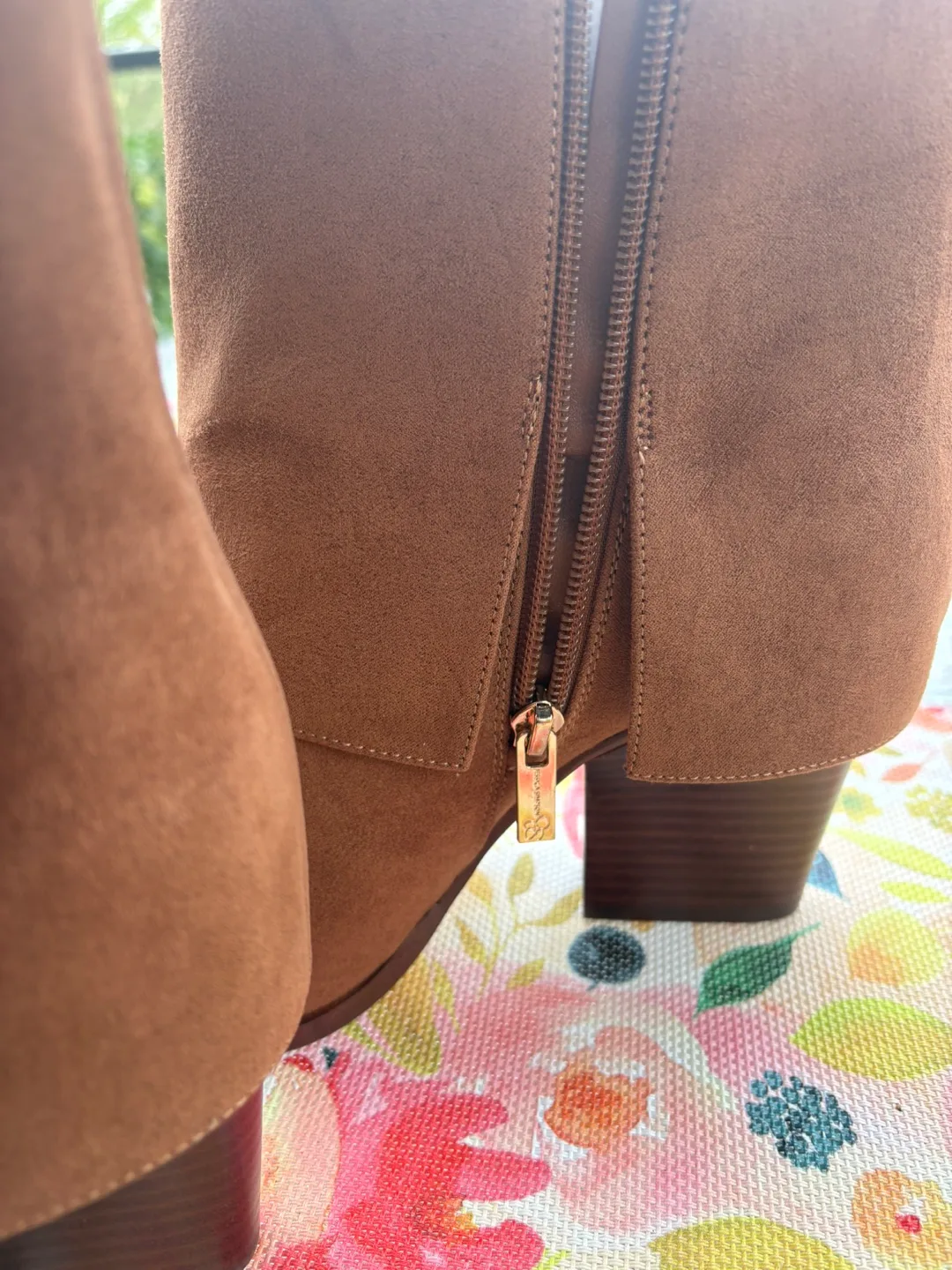 Jessica Simpson Brown Suede Ankle Boots image indicator(2)