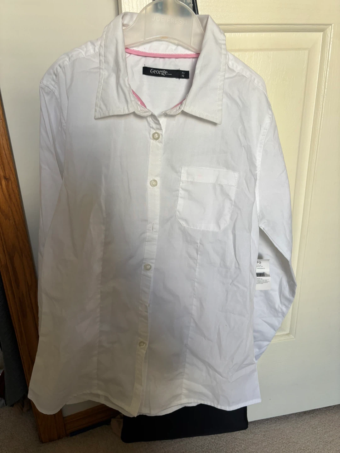 George White Button-Up Shirt - XL - photo 2