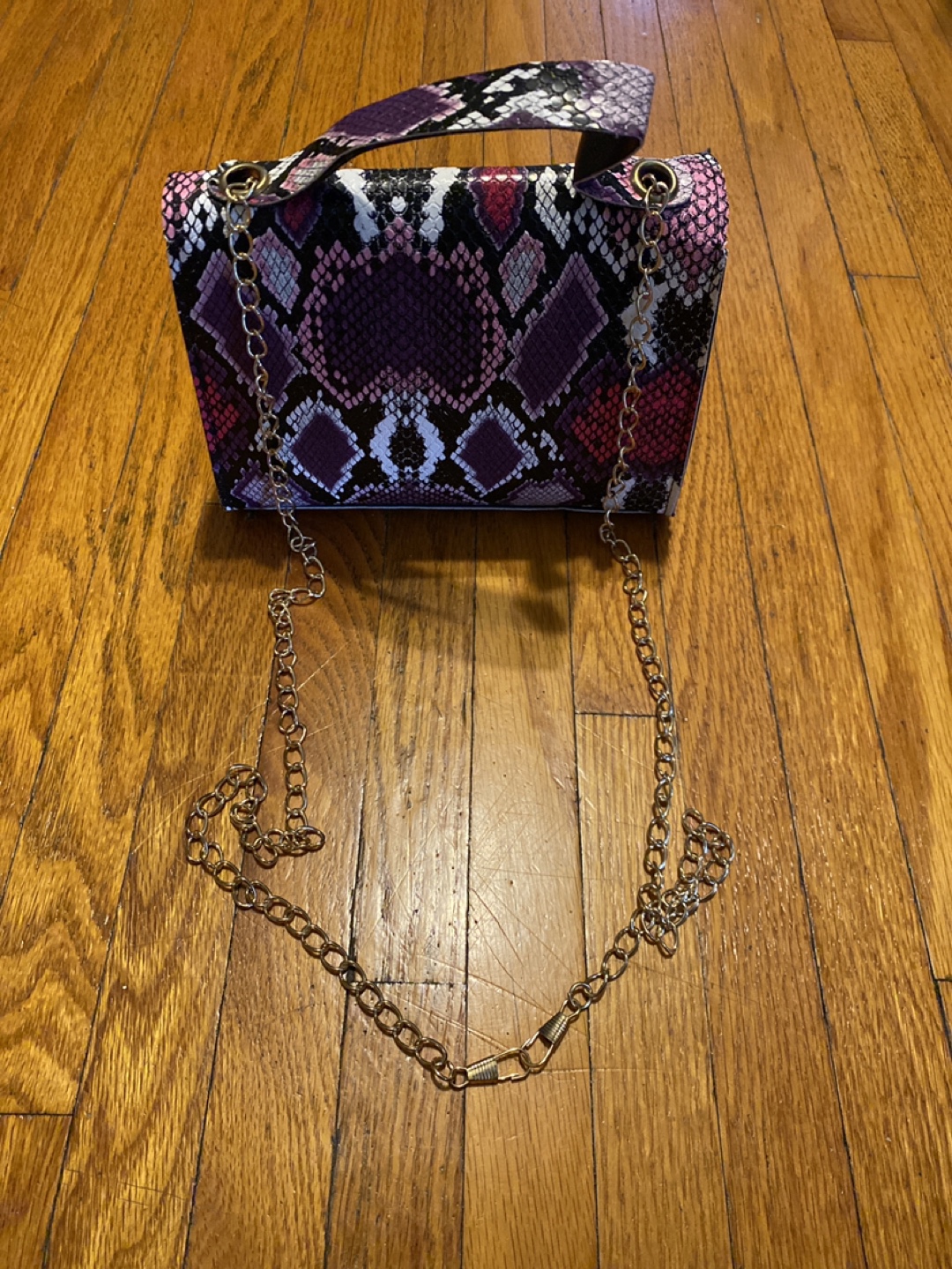 Snakeskin Print Purse - photo 3
