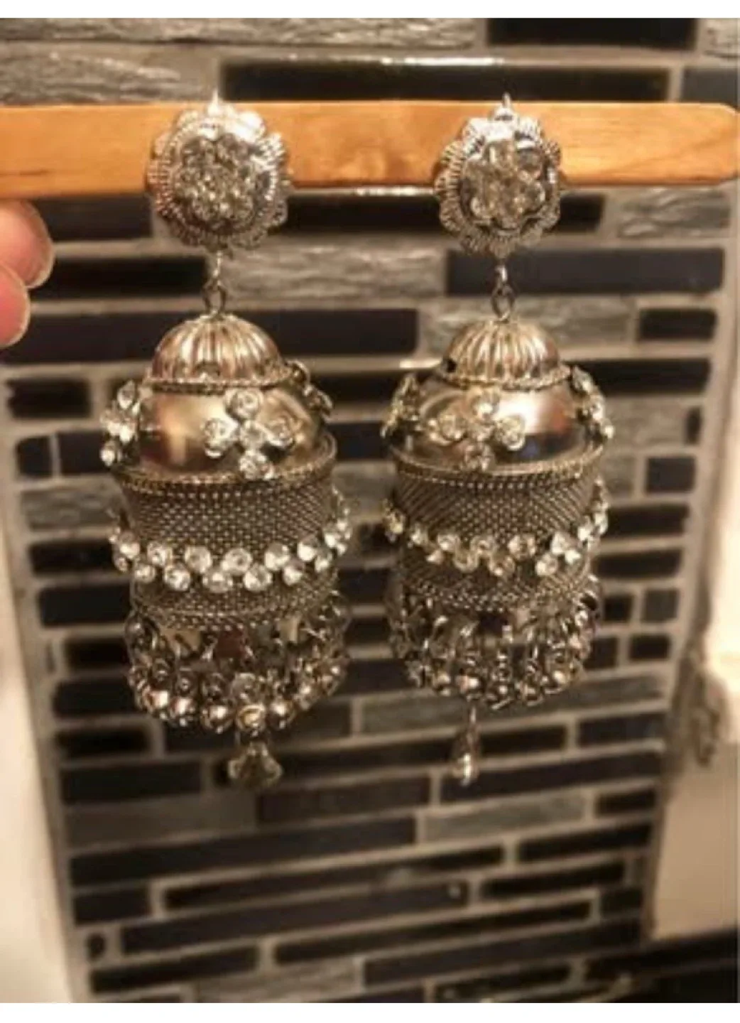 Silver Dangle Earrings thumbnail