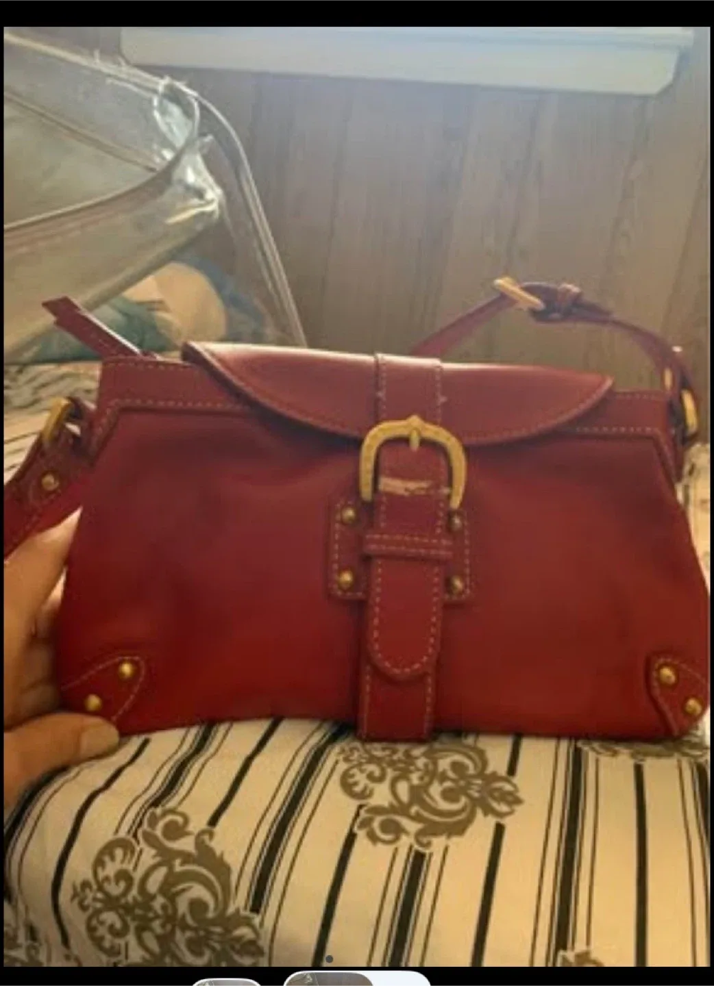 Dooney & Bourke Red Leather Bag thumbnail