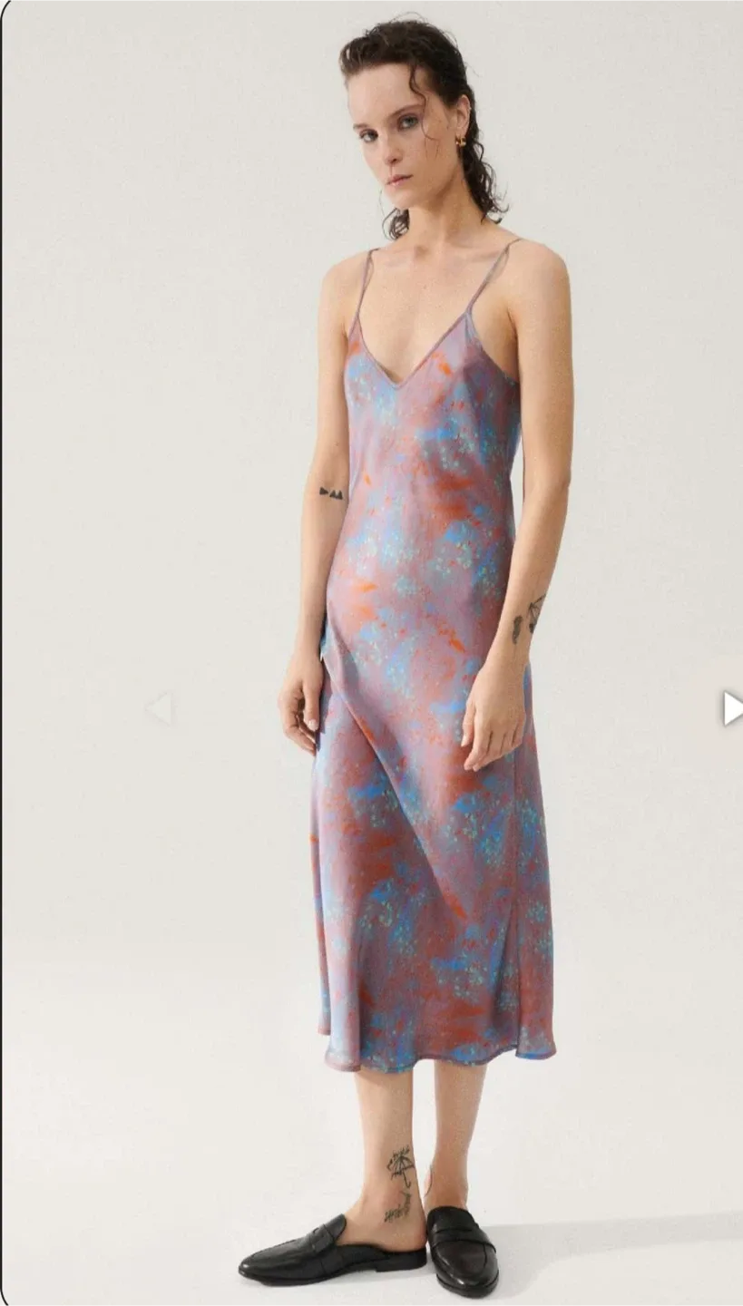 Silk Laundry 90s Slip Dress - Size Small thumbnail