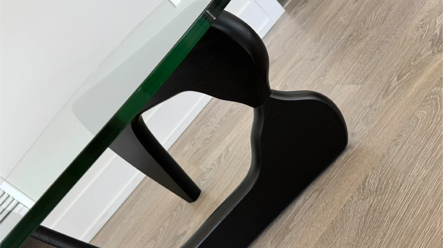 NOGUCHI Coffee Table Glass Black - photo 4