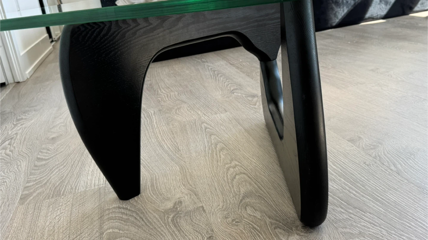 NOGUCHI Coffee Table Glass Black - photo 3