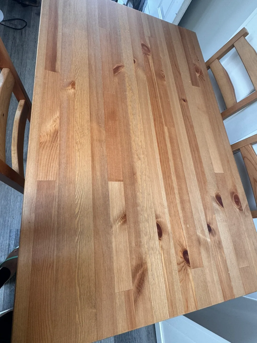 Wooden Dining Table with 3 Chairs image indicator(3)