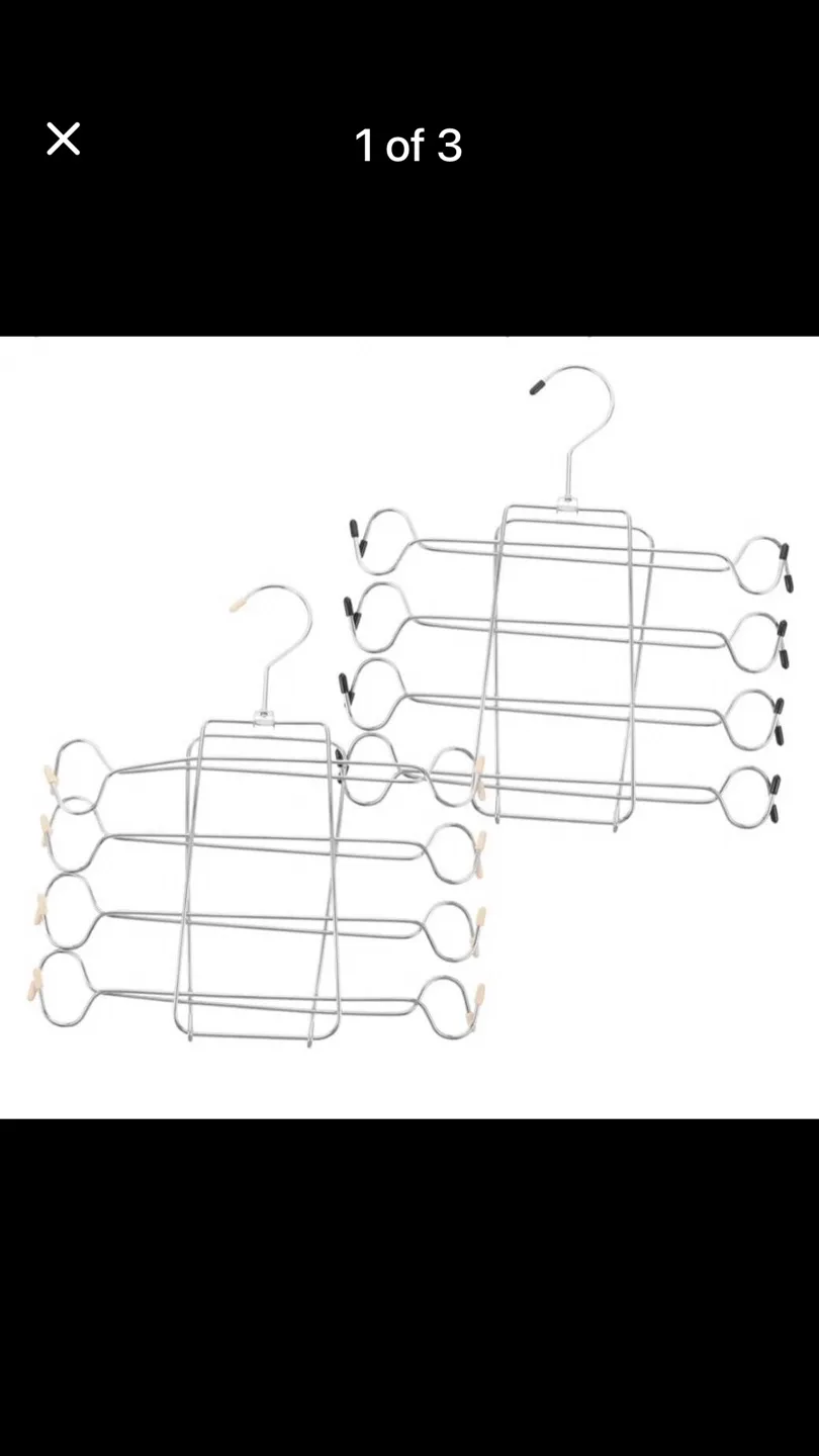 Multi Layer Organizer Closet Storage Hanger thumbnail