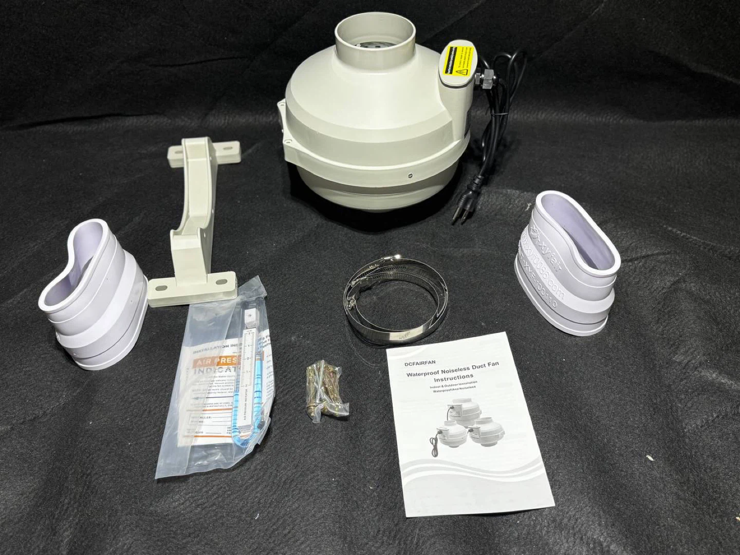For Sale: DcFairFan 4x3 Inch Radon Mitigation System Kit – NEW