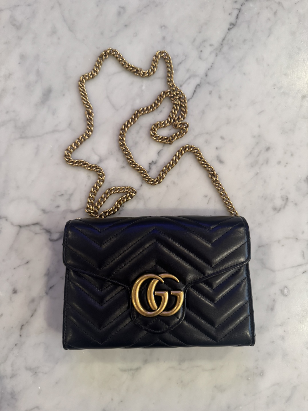 Gucci GG Marmont wallet on chain - photo 2