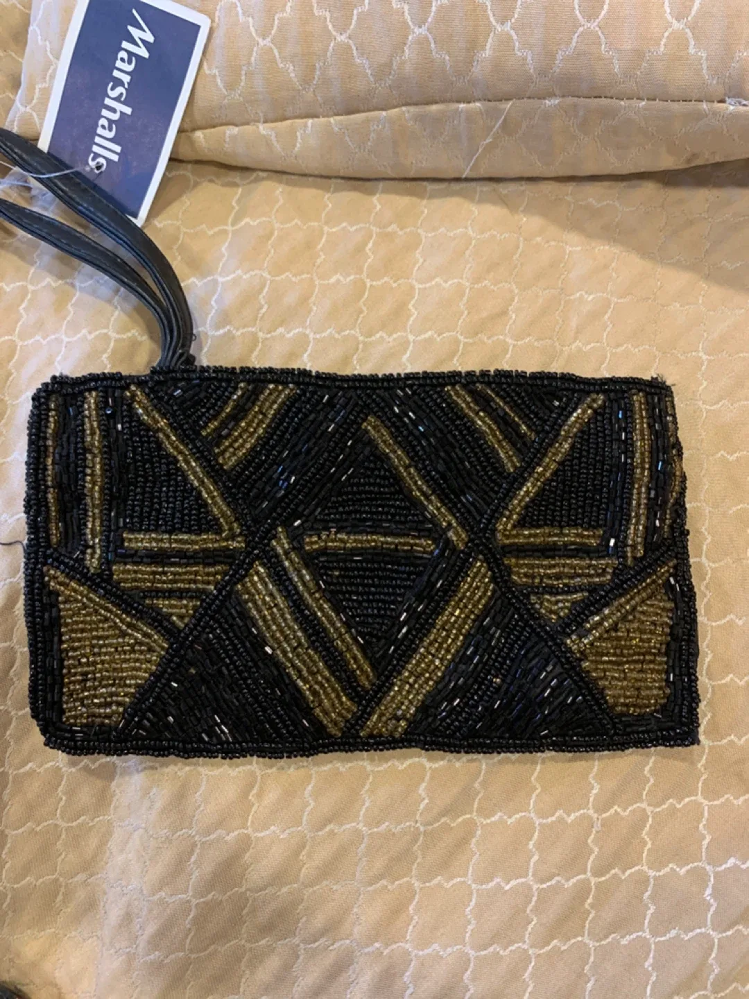 Beaded Clutch - Black & Gold image indicator(3)