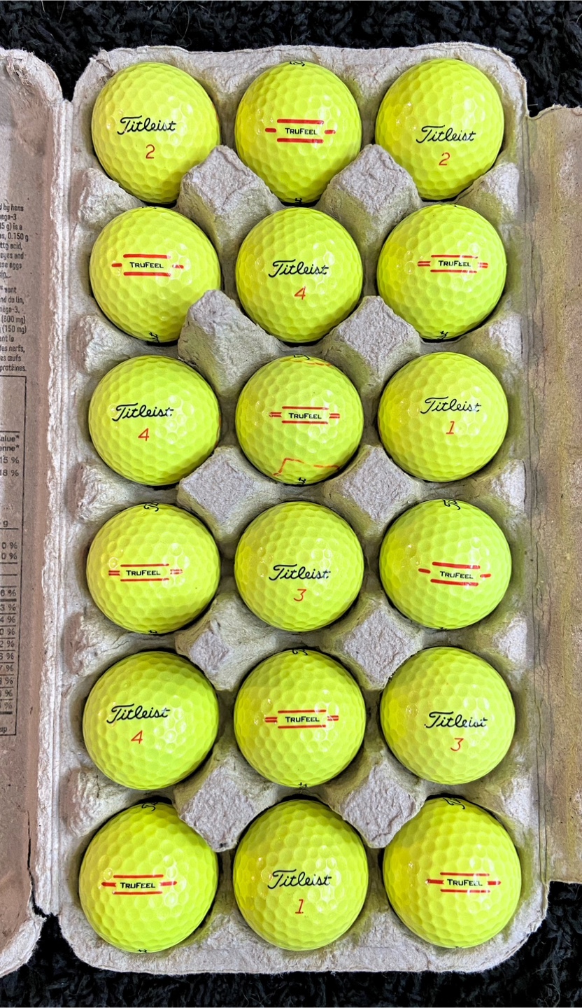 18 Titleist TruFeel Yellow Golf Balls - photo 2