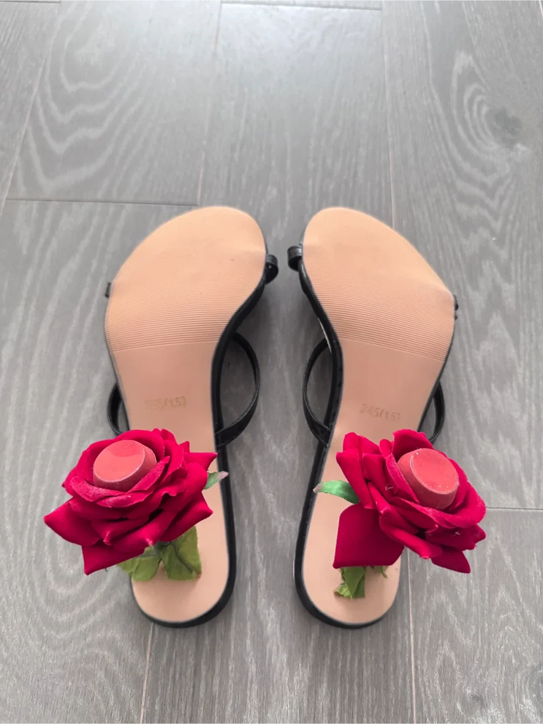 Rose Heel Sandals - Size 245 (US 7.5) image indicator(4)