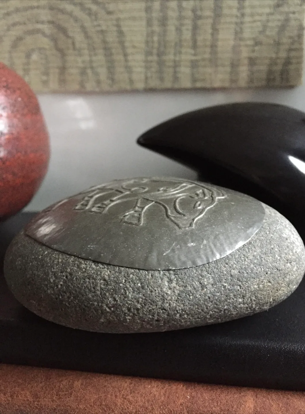 Engraved Stone Metal  Paperweight image indicator(8)