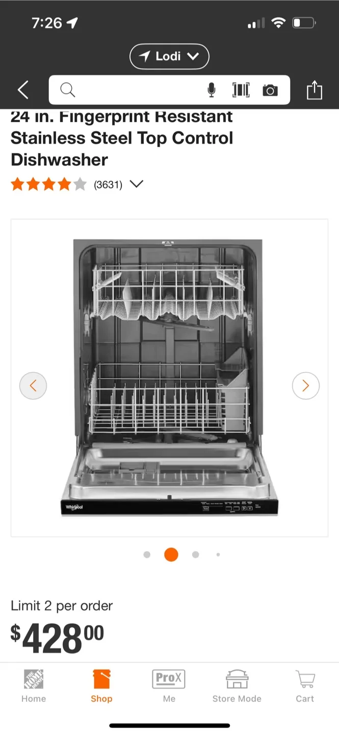 Whirlpool 24-in Stainless Steel Dishwasher image indicator(2)