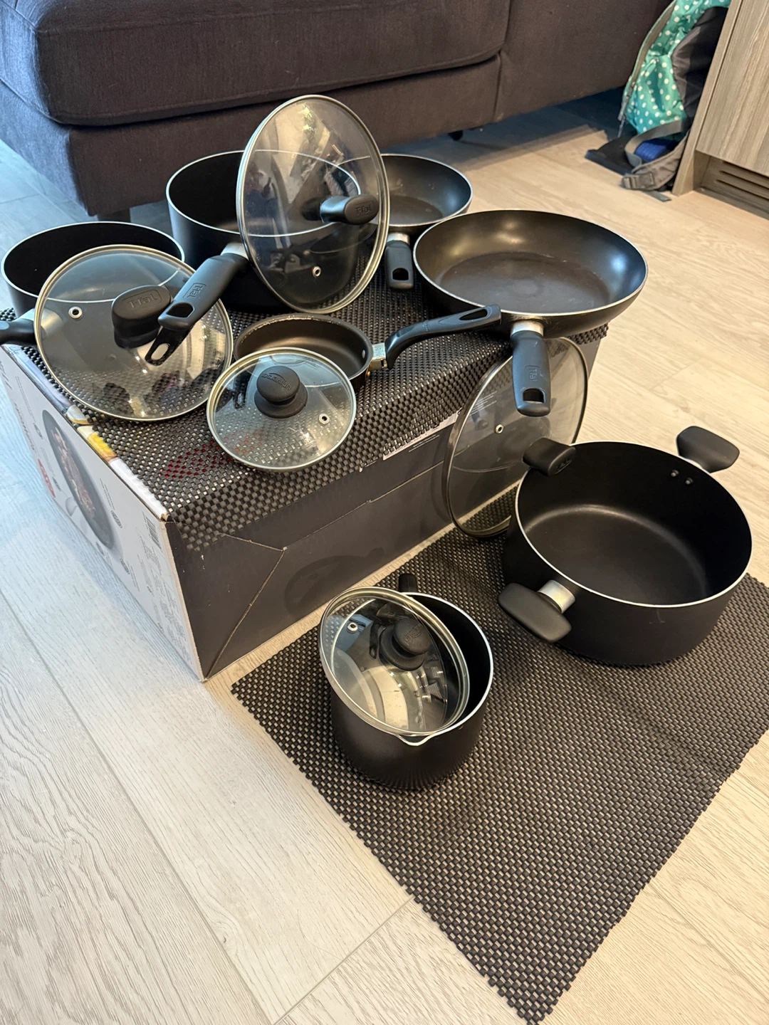 T-fal Black 12-Piece Cookware Set - photo 4