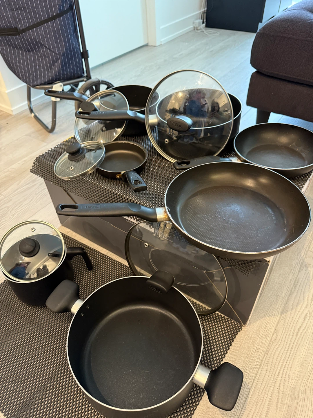 T-fal Black 12-Piece Cookware Set - photo 2