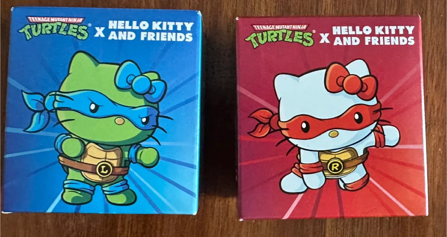 McDonald's TMNT Turtles x Hello Kitty Figures