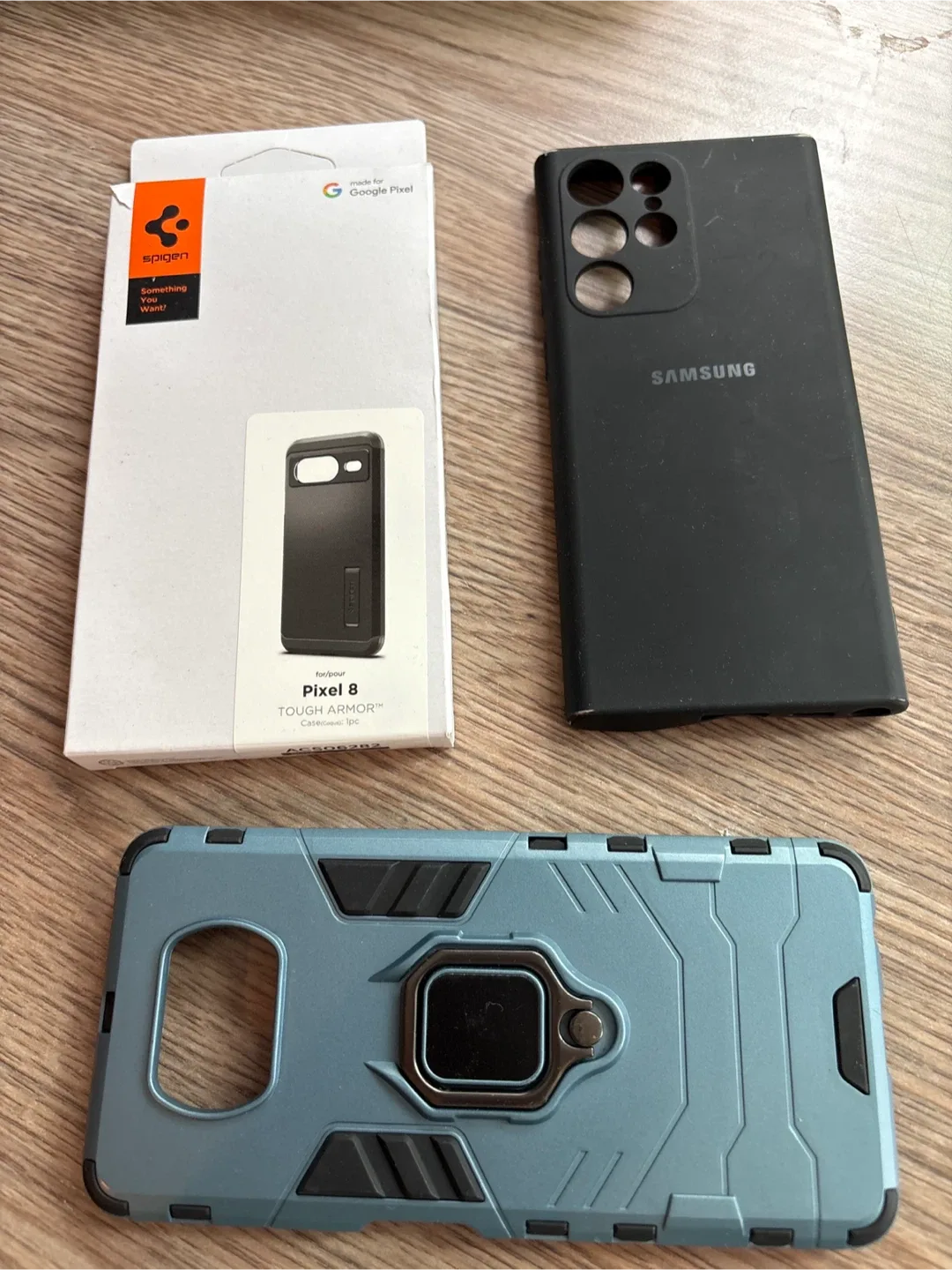 Spigen Tough Armor Pixel 8 + Case for S22 Ultra thumbnail