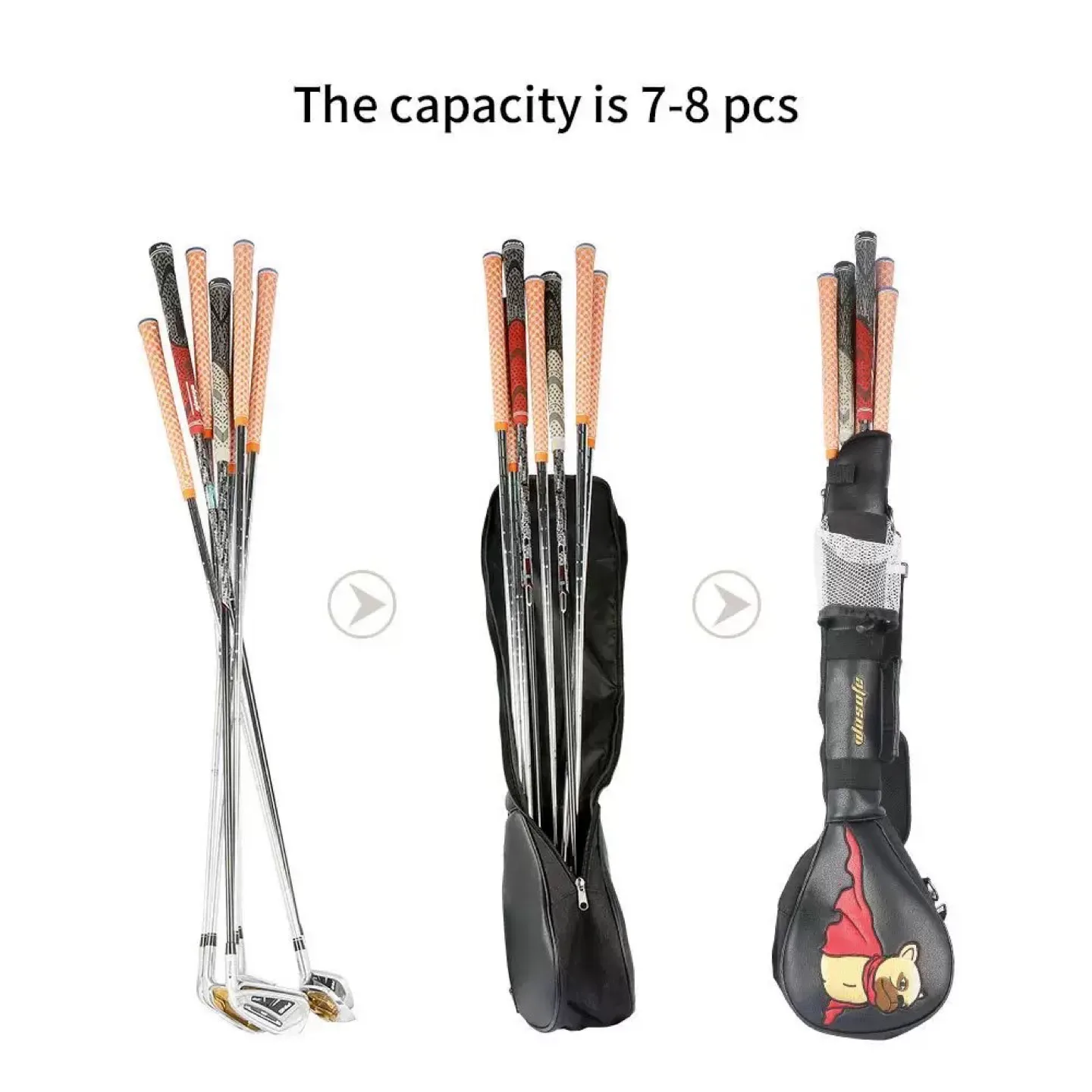 Golf Club Carrier Bag - Black image indicator(3)