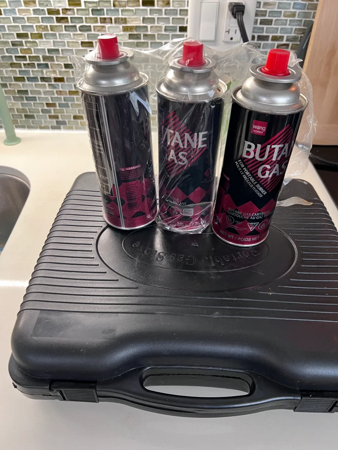 Portable Butane Gas Stove with 3.5 Butane Gas Canisters image indicator(3)