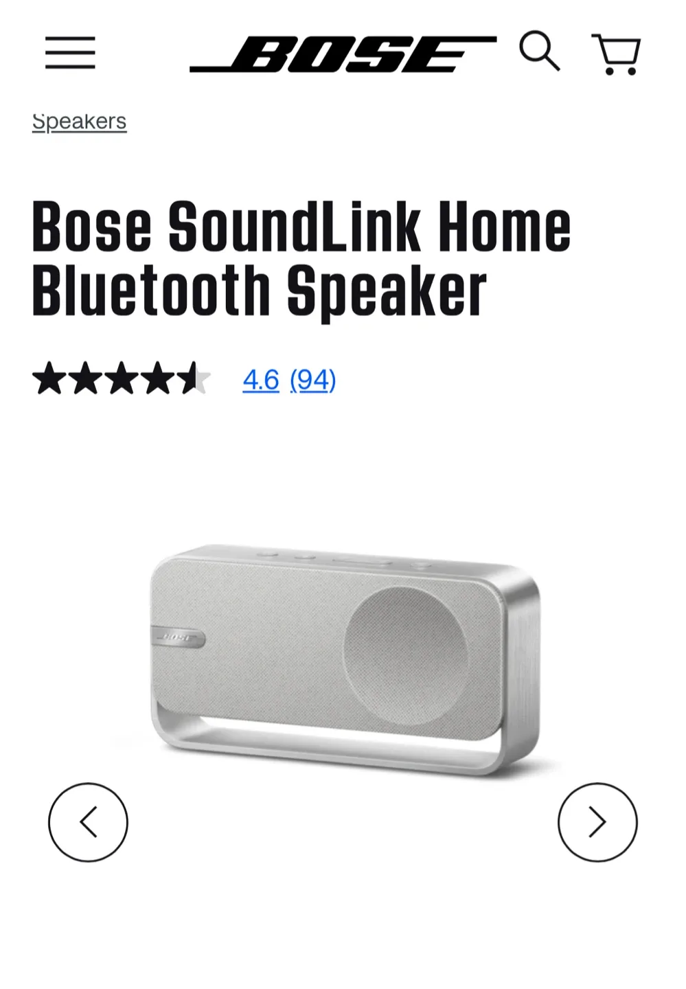 Bose SoundLink Home Bluetooth Speaker thumbnail